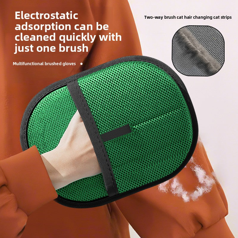 Reusable Static Hair Removal Gloves for Pets