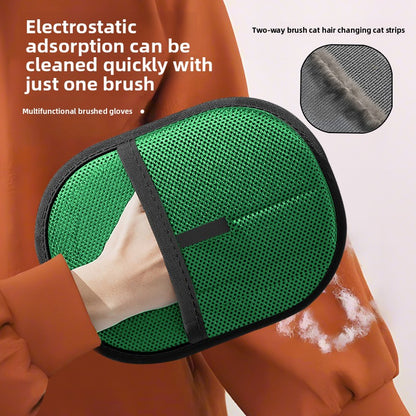 Reusable Static Hair Removal Gloves for Pets